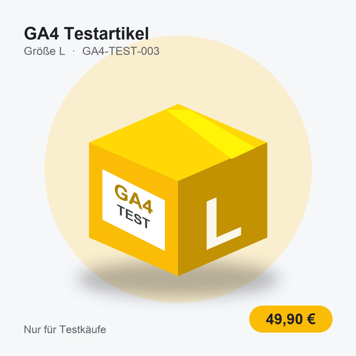 GA4 Testartikel GA4-TEST-003